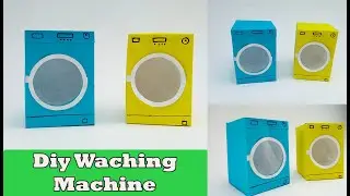 Diy Washing Machine । Homemade Washing Machine । Mini Washing Machine । Paper Washing Machine