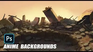 How to make anime Night Background !! happy new year!🎉, Photoshop - 02 01 26