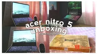 Acer Nitro 5 Unboxing, Quick Desk Setup and Review 2022