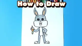 How to Draw Bugs Bunny - Warner Brothers