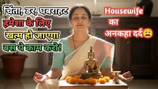 चिंता डर और बेचैनी हमेशा के लिए खत्म | Housewife के मन की शांति | हर Housewife को यह सुनना चाहिए | 