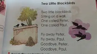 22 January 2023 Rhymes class one, Two Little Blackbirds. Rhymes for kids.