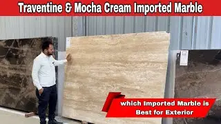 Traventine and mocha cream imported marble at squarefeet marble