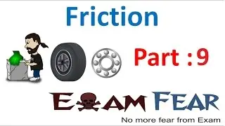 Physics Friction Part 9 (Increasing & Reducing Friction) Class 8  VIII