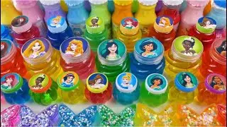 Disney Princess Rainbow Slime Party! 🌈✨ Mixing All My Slime Smoothie Satisfying Slime Videos ASMR