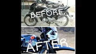 Modified Honda unicorn | into off road bike