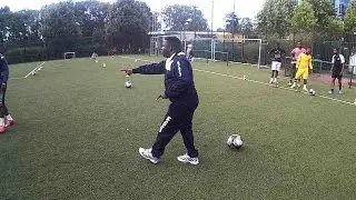 Entra&icirc;nement de Matumona Roum &agrave; Bruxelles avec Coach Franklin Kimbongila