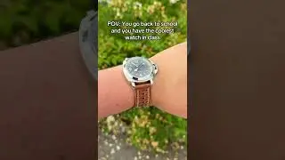 POV: Coolest watch in the class #seikoaddiction #watch #seikomod #viral #panerai #backtoschool #back
