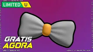 Bow Tie Pato Assustador Limited UGC Gr&aacute;tis agora no Roblox Evento 2023 FREE LIMITED