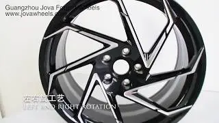 Cadillac aftermarket wheels front 19x8.5 , rear 19x9.5 made by JOVAWHEELS.COM
