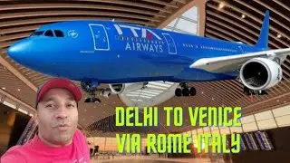 Delhi to Venice via Rome Italy #itaairways #ramadan2024 #travelling #italy