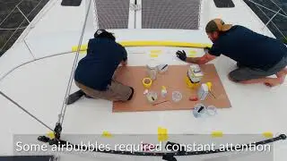 //Lagoon 42//Solara Power M Installation//1400 watts solar power//