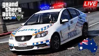 GTA 5 - LSPDFR Australia LIVE - QPS Holden Evoke Patrol (Play GTA as a cop mod for PC)