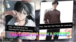 TOP 3 TRENDING MANGA EDIT PRESET | DIRECT LINK 🖇️ | ALIGHT MOTION