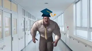 廊下を走る生徒を叱るアームストロング上院議員