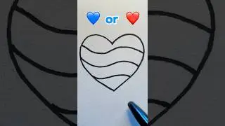 Coloring A Cute Rainbow Heart 🌈