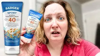 Does the BADGER SPORT SPF40 SUNSCREEN Have A White Cast??? 🌱98% ORGANIC 🌱