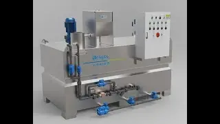 Automatic polymer and polyelectrolyte preparation system