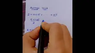 average trick #explore #maths #mathas #mathsexam #like #mathstricks #mathctober #schoolexam #share