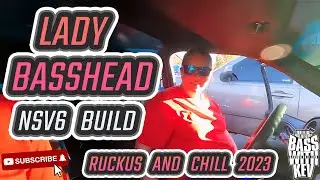 LADY BASSHEAD SUNDOWN AUDIO NSV6 BUILD POWERED BY 4 SALT 8,000 WATT AMPLIFIERS ELITE EURO