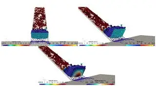 DEM Numerical Simulation of Dry Granular Material Impacting a Flexible Barrier.