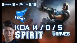 AFs Spirit GRAVES vs OLAF Jungle - Patch 8.19 KR Ranked