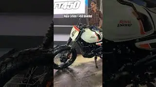 Royal Enfield FT450 Flat Tracker unveiled at Motoverse 2024