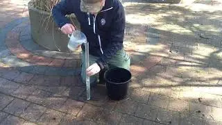 Water turbidity testing instructions