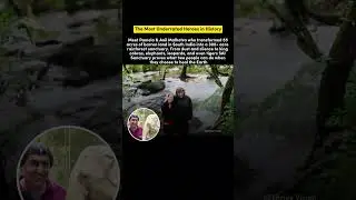 The Couple Who Turned Barren Land into a 300-Acre Rainforest ! #shorts #nature #motivation