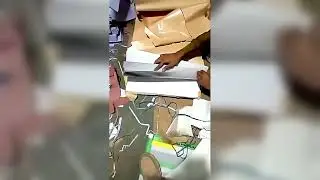 Oddly Satisfying Paper Cutting Process  Large Sheets to Small Sizes  Pakistan