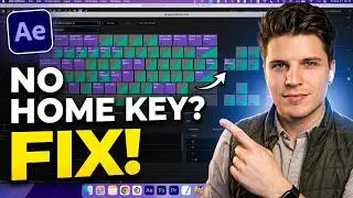 Как центрировать слой и опорную точку в After Effects на macOS (решение без клавиши &laquo;Домой&raquo;)