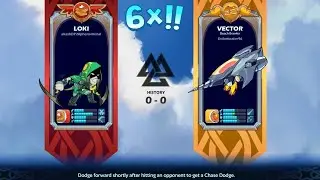 Loki TAKES DOWN Vector in Thrilling Brawlhalla Beginner Gameplay Video!