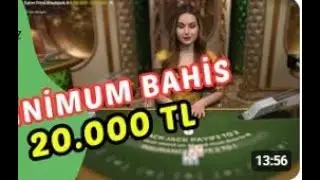 Blackjack Vip I Minimum Bahis 20 000 ₺ zorlu oyundu #blackjack #casino