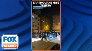 Earthquake Hits Turkey Sending People Outside