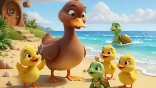 &ldquo;Mother Duck and the Baby Turtle 🦆🐢 | Heartwarming Bedtime Story for Kids | 