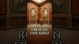 Roman Frescos Explained: Painting the Walls of Ancient Rome. #history #rome #ancient #fyp #roman