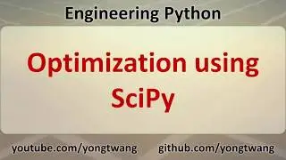 Инженерный Python 18A: оптимизация с помощью SciPy