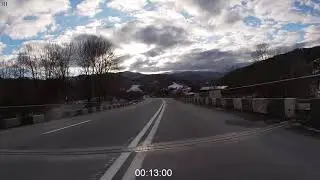 De la Petroșani la Orăștie pe DN66/DN7 - 12 01 2025 - DN66 este plin de gropi după deszăpezire