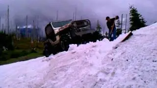 Jeep flips 8 times (extended approach footage)