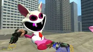 ALL SCARY WUGGY HUGGY FROM POPPY PLAYTIME ARE IN A PROHIBITED ZONE | GARRY'S MOD