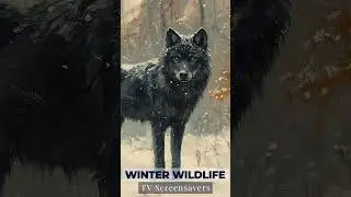 Cozy Winter Wildlife Paintings ❄️ | TV Art Screensavers #wildlifetvart