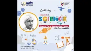 Poster Presentation on Harnessing Scientific Innovation for a Sustainable Future at #axiscolleges