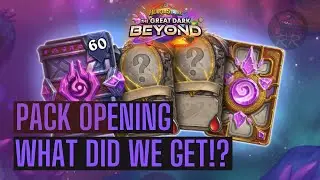 Hearthstone: THE GREAT DARK BEYOND PACK OPENING VIDEO