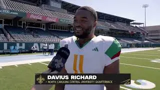 Davius Richard on opportunity, team growth | 2024 HBCU Legacy Bowl Practice 2/21/24
