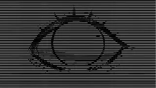 2D Moire Animation Simulation: EYE