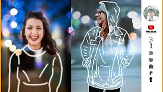 Visible & invisible picsart tutorial| zane picsart