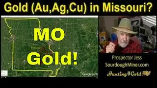 Where Can I Find Gold, Silver and Copper In Missouri (USGS MRDS Gold Map)