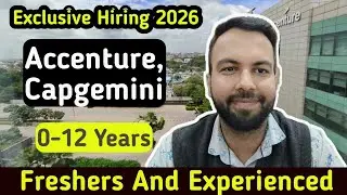 Accenture Hiring Freshers | Freshers Jobs 2026 | Capgemini Hiring 2026 | Neeraj Bhatia Vlogs
