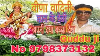 वीणा वादिनी ज्ञान के देवी अपनी दया बरसादेना Guddu ji 🌷 9798373132
