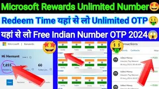 Microsoft Rewards Unlimited Free Indian Mobile No For OTP | Free OTP Bypass  | Redeem Problem Solve🤩